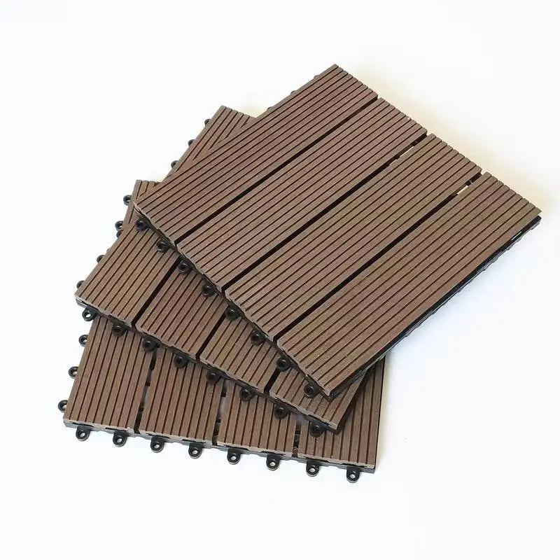 Outdoor Interlocking Tiles WPC Shock-Absorbing for Balcony