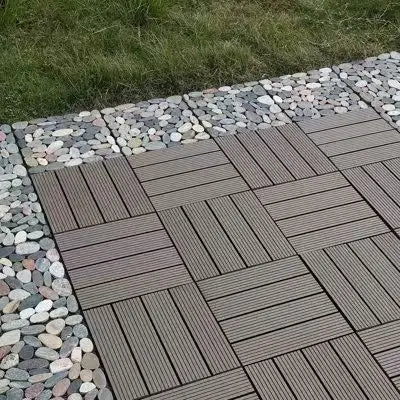 Outdoor Interlocking Tiles WPC Shock-Absorbing for Balcony