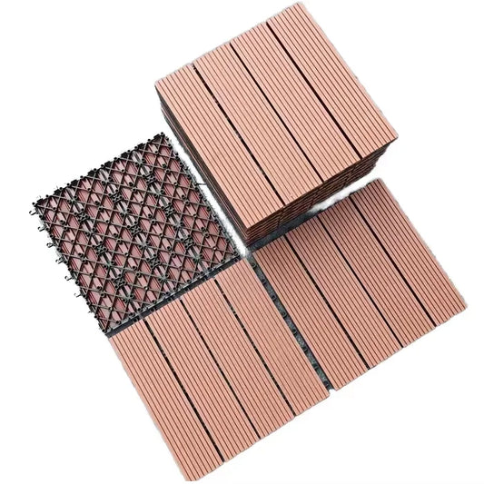 Outdoor Interlocking Tiles WPC Shock-Absorbing for Balcony