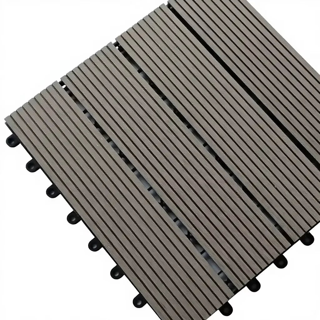 Outdoor Interlocking Tiles WPC Shock-Absorbing for Balcony