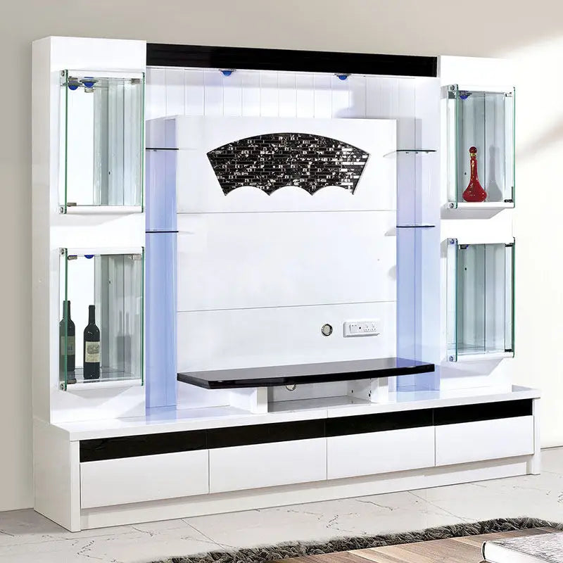 TV cabinet background wall  combination