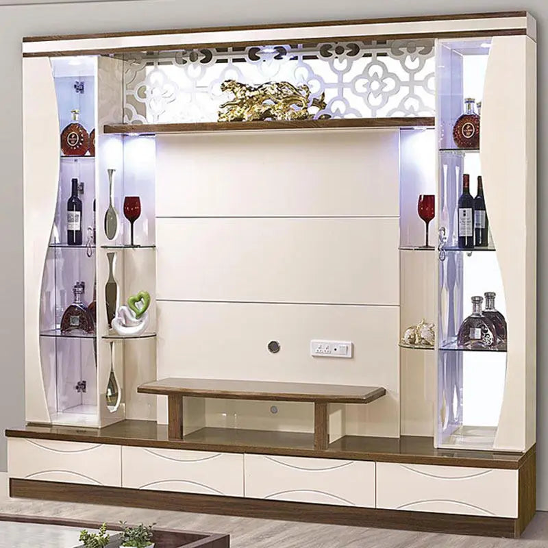 TV cabinet background wall  combination