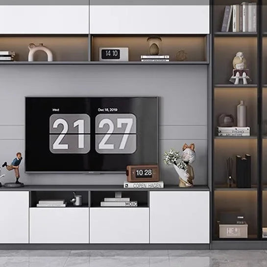 TV cabinet integrated combination light luxury