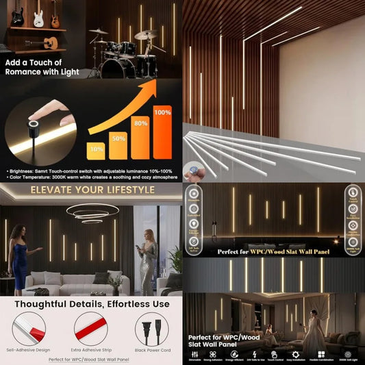 LED Recessed Lighting Wall