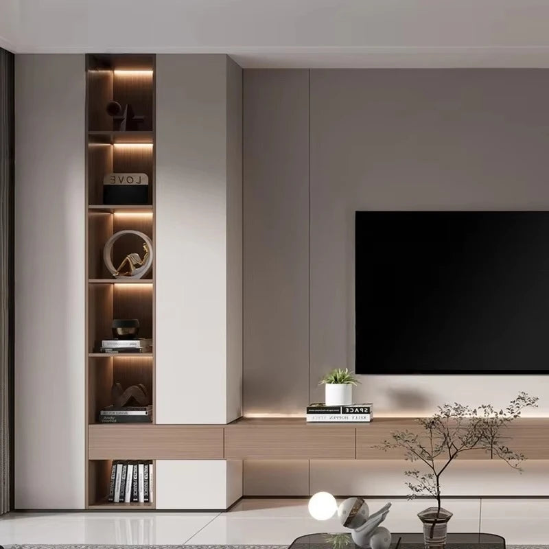 Modern TV Cabinet Stand Luxury Wall