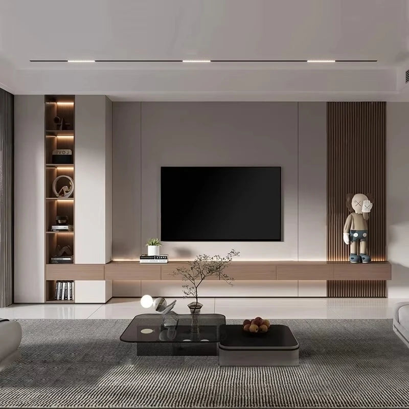 Modern TV Cabinet Stand Luxury Wall