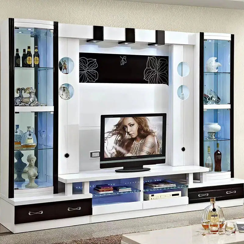 TV cabinet background wall  combination