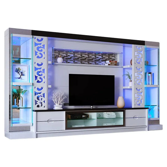 TV cabinet background wall  combination