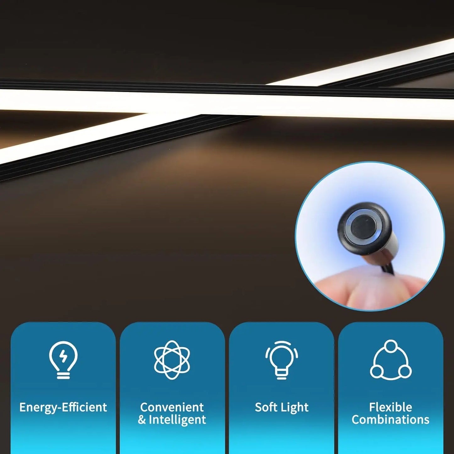 6-Pack Self-Adhesive LED