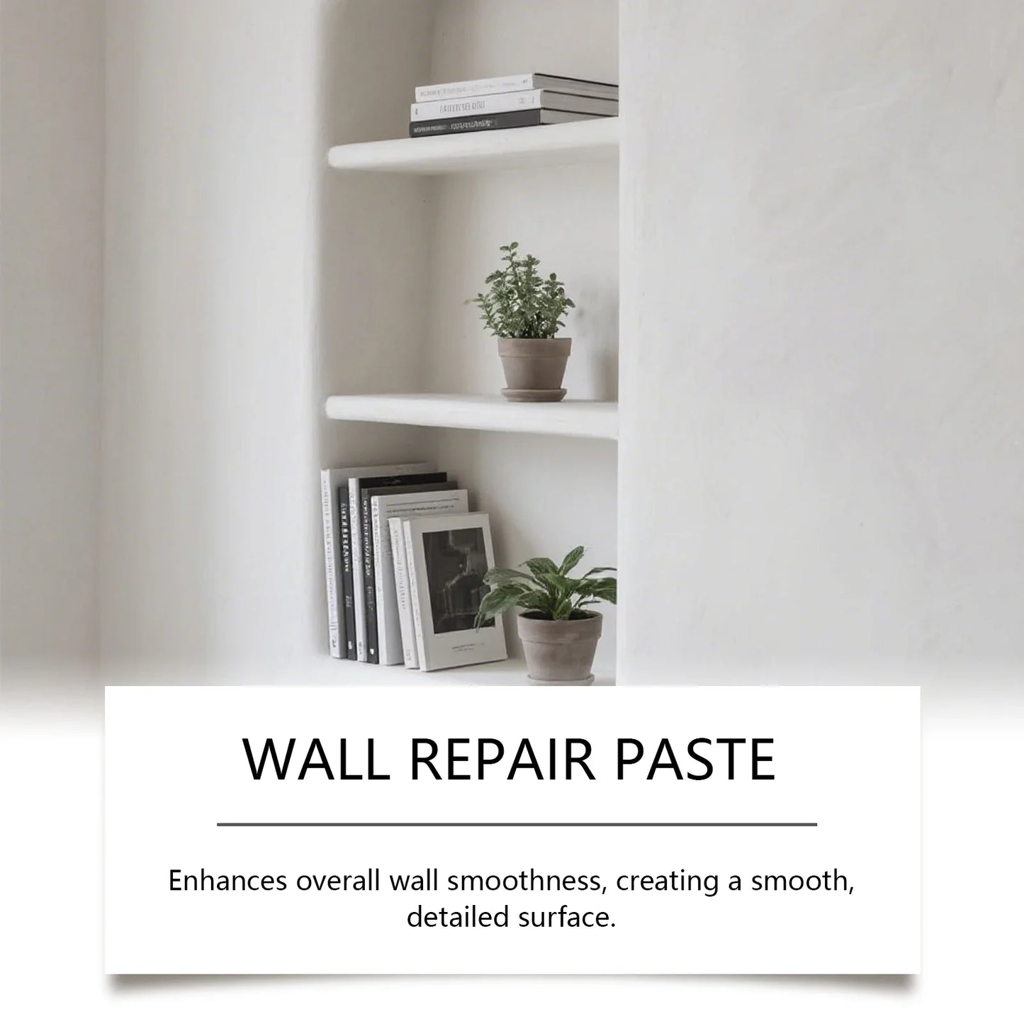 Wall Repair Paste Kit Fill Holes Cracks Graffiti Strong Adhesion Easy DIY