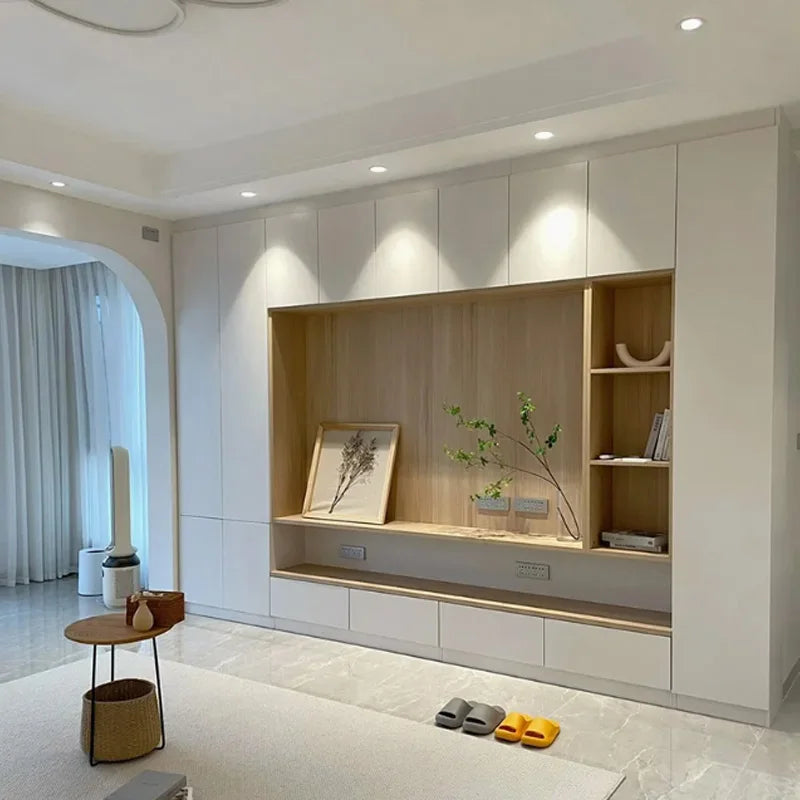 Modern Italian White Gloss Marble TV Stand