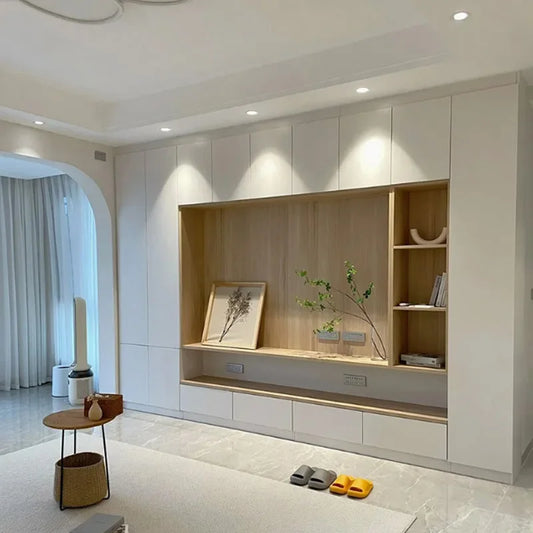 Modern Italian White Gloss Marble TV Stand