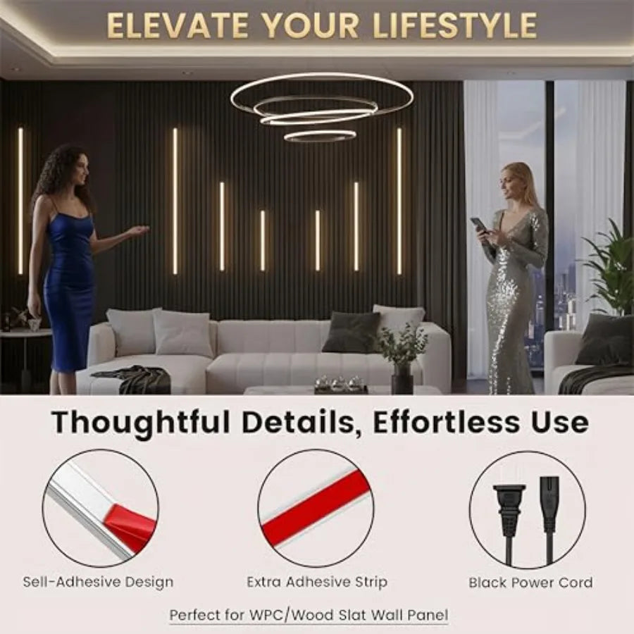 LED Recessed Lighting Wall