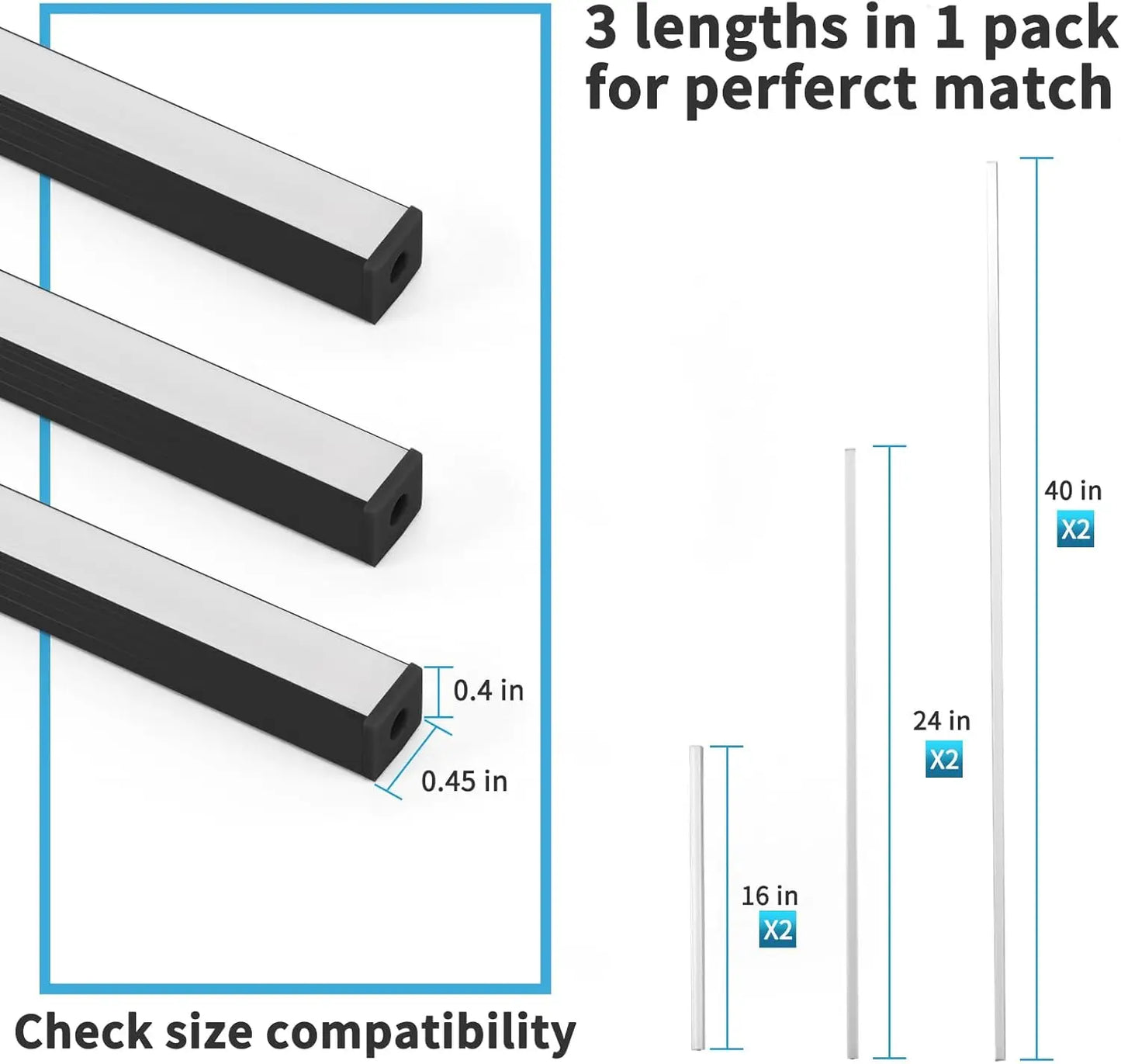 6-Pack Self-Adhesive LED