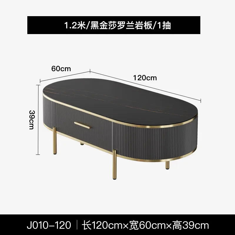 Light Luxury Modern Tv Cabinet Black