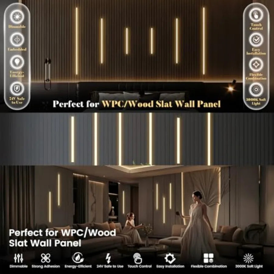 LED Recessed Lighting Wall