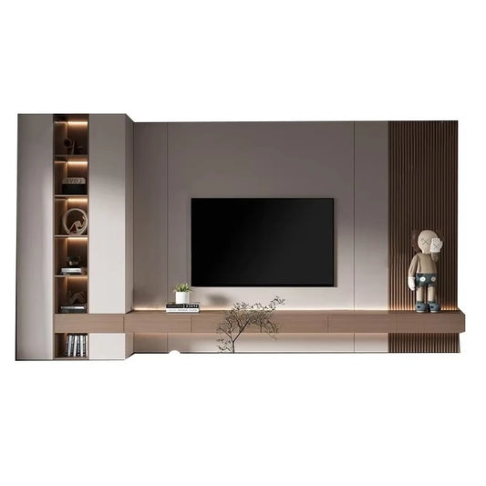 Modern TV Cabinet Stand Luxury Wall