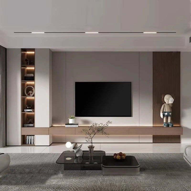 Modern TV Cabinet Stand Luxury Wall