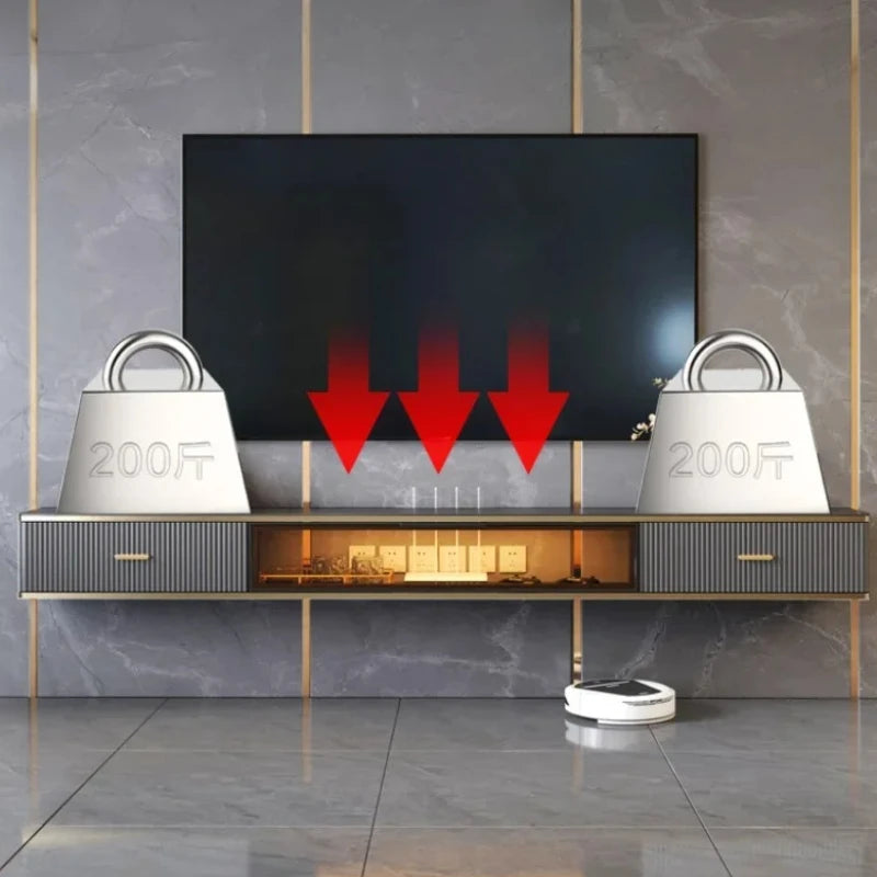 Light Luxury Modern Tv Cabinet Black